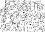 Calico Critters Coloringtop sketch template