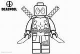 Lego Deadpool Coloring Pages Spiderman Print Batman Printable Kids Colouring Color Infinity Adults Divyajanani Drawing sketch template