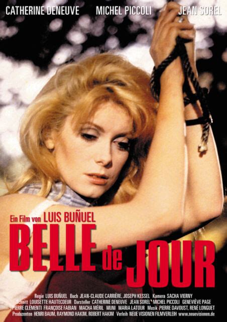 Belle De Jour 1967 Catherine Deneuve Luis Bunuel Movie Poster 24x34
