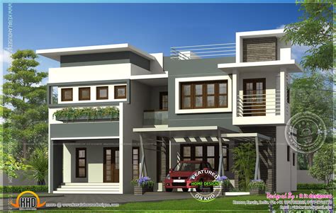 modern contemporary residence design kerala home design  floor plans  dream houses