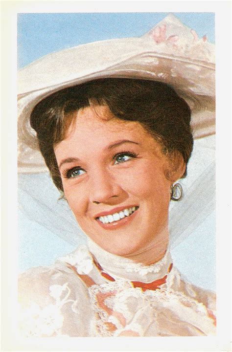 julie andrews in mary poppins 1964 vintage postcard pho… flickr