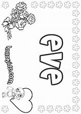 Eve Coloring Pages Color Hellokids Print Getdrawings sketch template