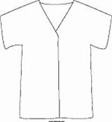 Baseball Coloring Jersey Template Shirt Color Sheets Printable sketch template