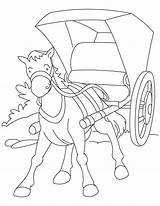 Horse Coloring Carriage Pages Cart Ages Middle Drawing Color Wagon Cinderella Getcolorings Print Getdrawings Printable Kids Search Knights sketch template