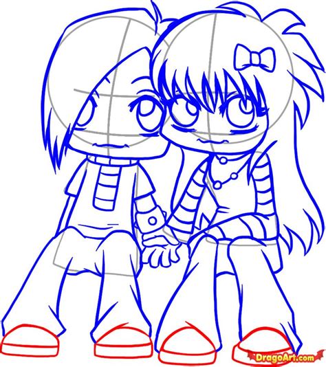 Free Cartoon Love Couple To Draw Download Free Clip Art
