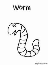Worm Coloring Pages Sea Animals 300px 9kb Getdrawings sketch template