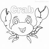 Crab Kids Pages Coloring Drawing Printable Clipartmag Crabs Getdrawings Getcolorings Immediately sketch template