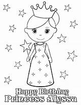 Coloring Birthday Princess Pages Happy Nana Cards Playing Grandpa Color Alyssa Card Printable Colouring Getcolorings Kids Princesses Getdrawings Grand Colorings sketch template