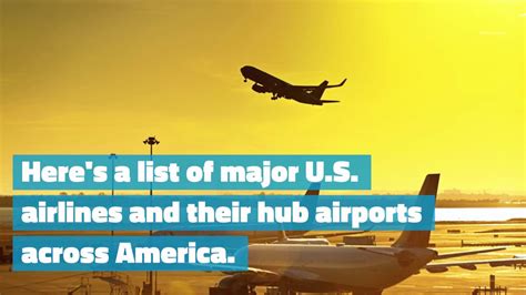 airline hub guide   cities  major hubs    matters airfarewatchdog youtube