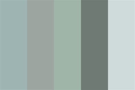 muted greenbluegrey color palette