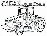 John Deere Tractor Coloring Sprayer Clipartmag Drawing sketch template