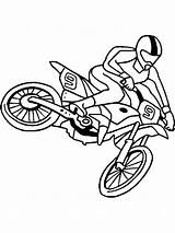 Coloring Motocross Pages Getdrawings sketch template