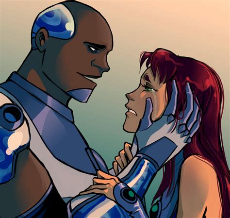 Party Party Party Hard [image Fanart Of Cyborg And Starfire From Teen