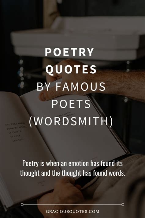 poetry quotes  famous poets wordsmith