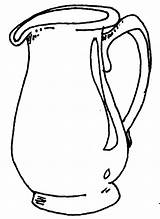 Jug Clipart Pitcher Clip Water Drawing Cliparts Church Outline Gif Empty Lds Library Catholic Google Lemon Sketch Search Clipartbest Use sketch template