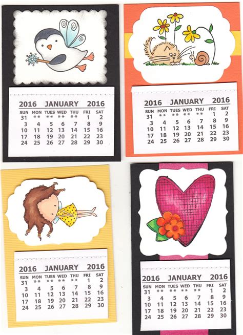 holleys blog mini calendars