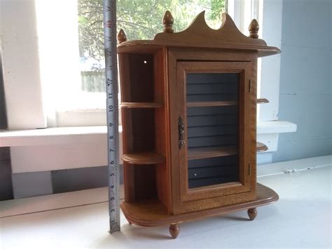 Small Curio Cabinets With Glass Doors Small Wall Mounted Curio