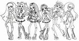 Monster High Coloring Pages Characters Print Pdf Printable Color Christmas Getdrawings Getcolorings Popular Dress Coloringhome Games Bestappsforkids Amp sketch template