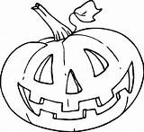 Pumpkin Halloween Coloring Just Pages Wecoloringpage Cute Girl sketch template