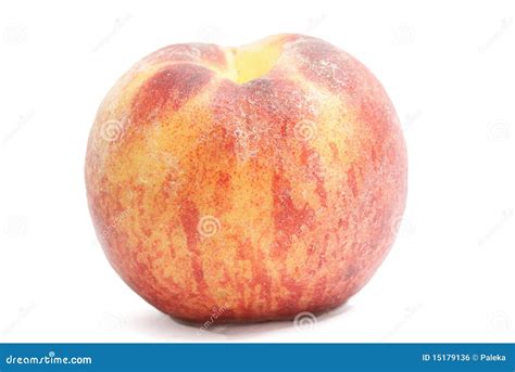 perzik stock foto image  geisoleerd rood vrucht