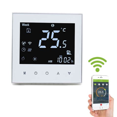 touch screen programmable  wifi smart thermostat  home