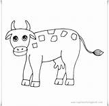 Coloring Cute Cow Book Plus Google Twitter sketch template