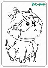 Snowball Morty Snuffles sketch template