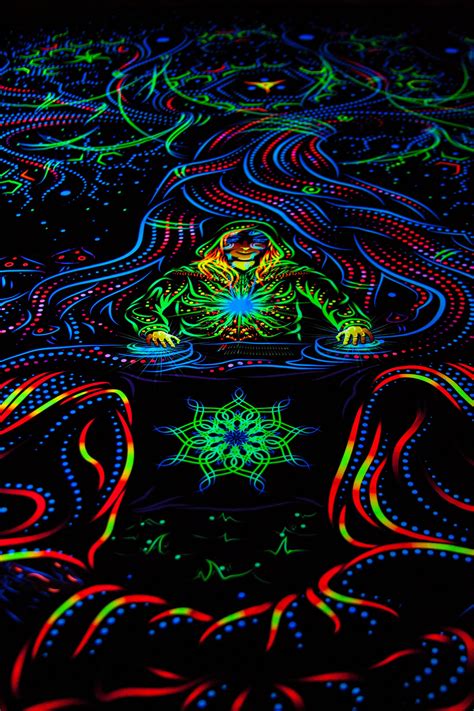 Trippy Tapestry Psychedelic Spiritual Psyart Nature Etsy