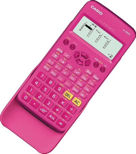 casio fx  pk wetenschappelijke rekenmachine roze bol