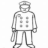 Police Officer Kids Coloring Pages Uniform Drawing Clipart Color Sheets Cliparts Library Policeman Traffic School sketch template