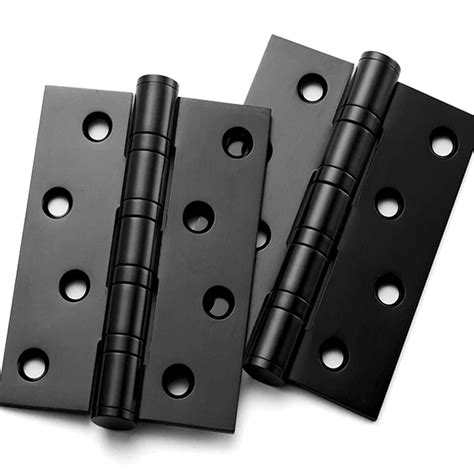 black stainless steel door hinge    hardware accessories real wood door interior doors