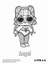 Lol Coloring Pages Surprise Angel Doll Dolls Confetti Pop Color Books Series Baby Lotta Printable Choose Board sketch template