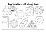 Shape Colouring 2d Recognition Sheets Related Items sketch template
