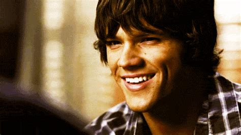 When He Has The Most Adorable Smile Ever Sam Winchester S From