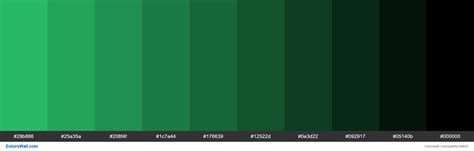 shades flat ui color emerald ecc hex colorswall