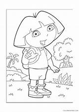 Coloring4free Explorer Dora Coloring Printable Pages sketch template