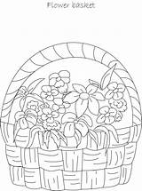 Coloring Flower Basket Pot Pages Printable Kids Decorative Patterns Popular Embroidery Library Studyvillage Choose Board Coloringhome Insertion Codes Easter sketch template