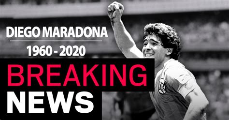 diego maradona dead argentine football legend dies aged 60 metro news