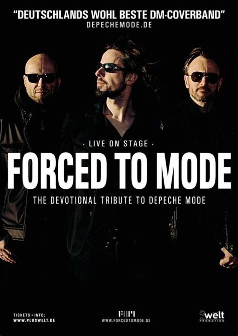 Forced To Mode The Devotional Tribute To Depeche Mode Ticket Und