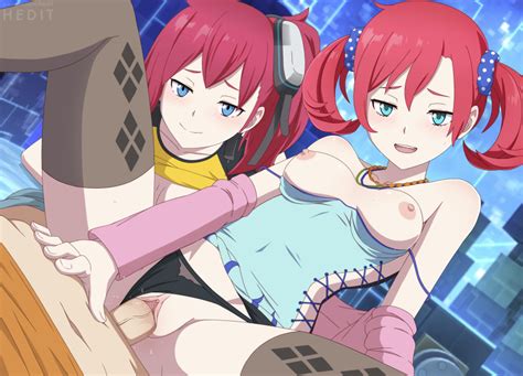 Rule 34 Aiba Ami Breasts Breasts Out Digimon Story Cyber Sleuth