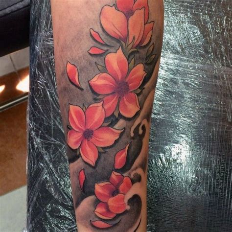 Cherry Blossom Tattoos For Men Japanese Flower Tattoo