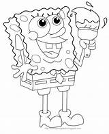Coloring Spongebob Pages Sponge Ice Cream Drawing Sea Kids Colouring Famous Quotes Games Sponges Bob Color Game Getdrawings Quotesgram Getcolorings sketch template