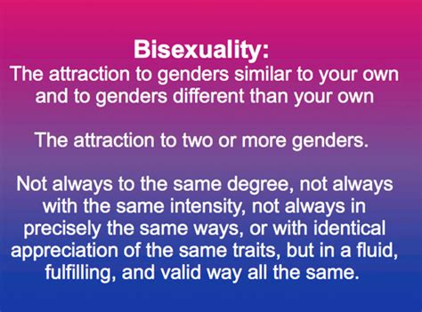 the actual definition of bisexuality by actual bisexuals