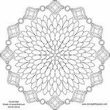 Coloring Pages Mandala Flower Birthstone November Donteatthepaste Pattern sketch template