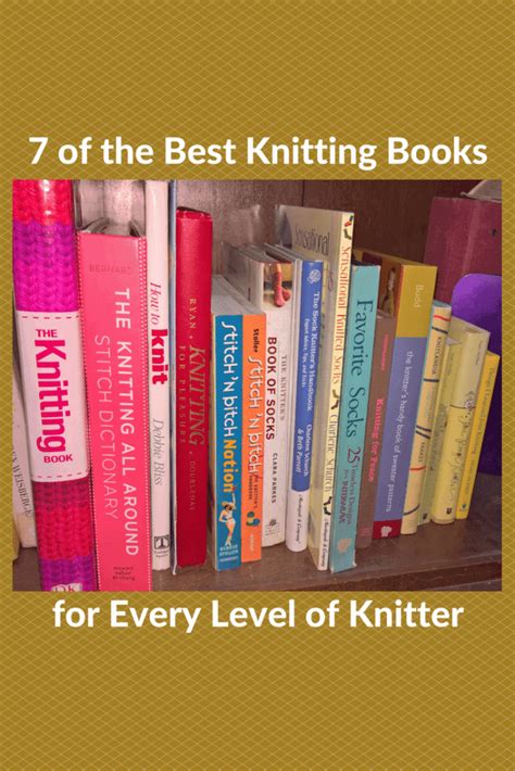 knitting books   level  knitter knitting  charity