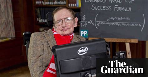 Stephen Hawking Unveils Formulae For England World Cup Success