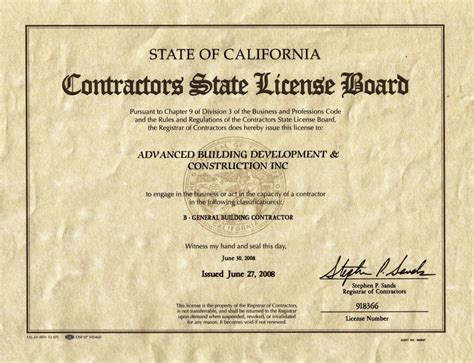 How To Get General Contractor License In California Best Design Idea