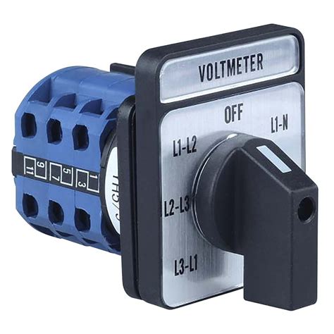 yh voltage panel voltmeter selector switch   positions rayleigh instruments