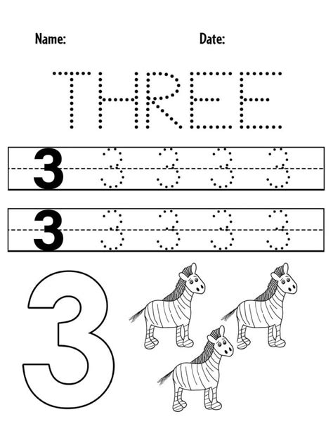 number  worksheets  preschool  hollydog blog