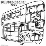 Double Decker Bus Coloring Pages Colorings sketch template